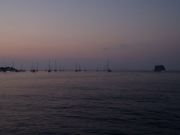 Barche al tramonto