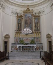 La cattedrale di Noto, l'altare centrale