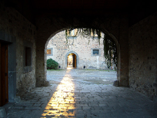 Castello dell'ammiraglio Nelson, cortile