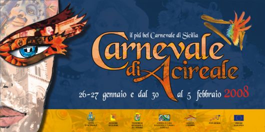Locandina del Carnevale di Acireale 2008