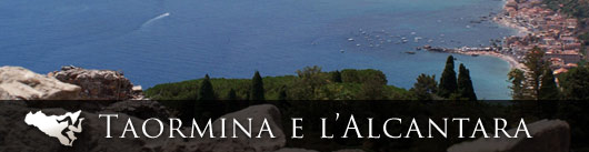 Testata Taormina e l'Alcantara
